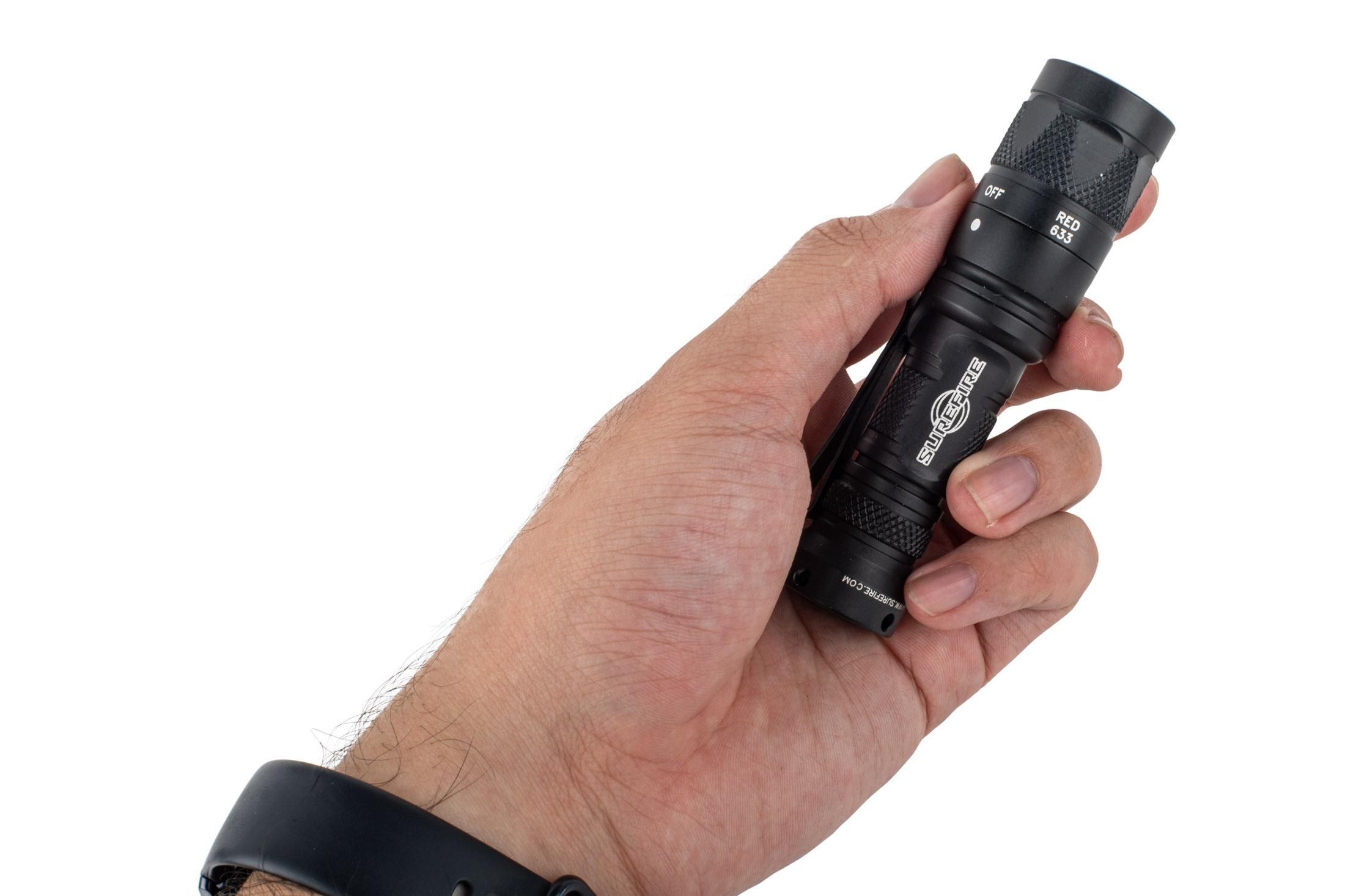 Surefire Aviator White/Red Dual Output Handheld Light - 5/250 Lumens